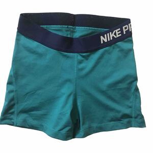 Nike PRO Dri-Fit Teal 3” Shorts Womens Small Compression Workout 725443-467